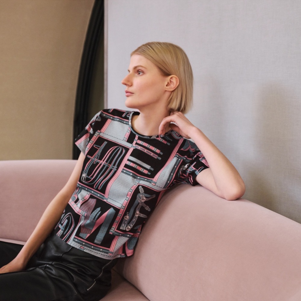 Hermes "Lettres Equestres" Top